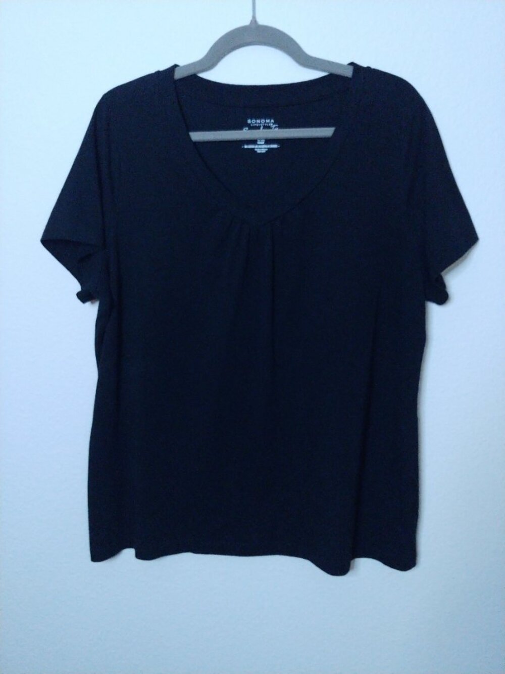 Sonoma Black V-Neck Everyday T-Shirt